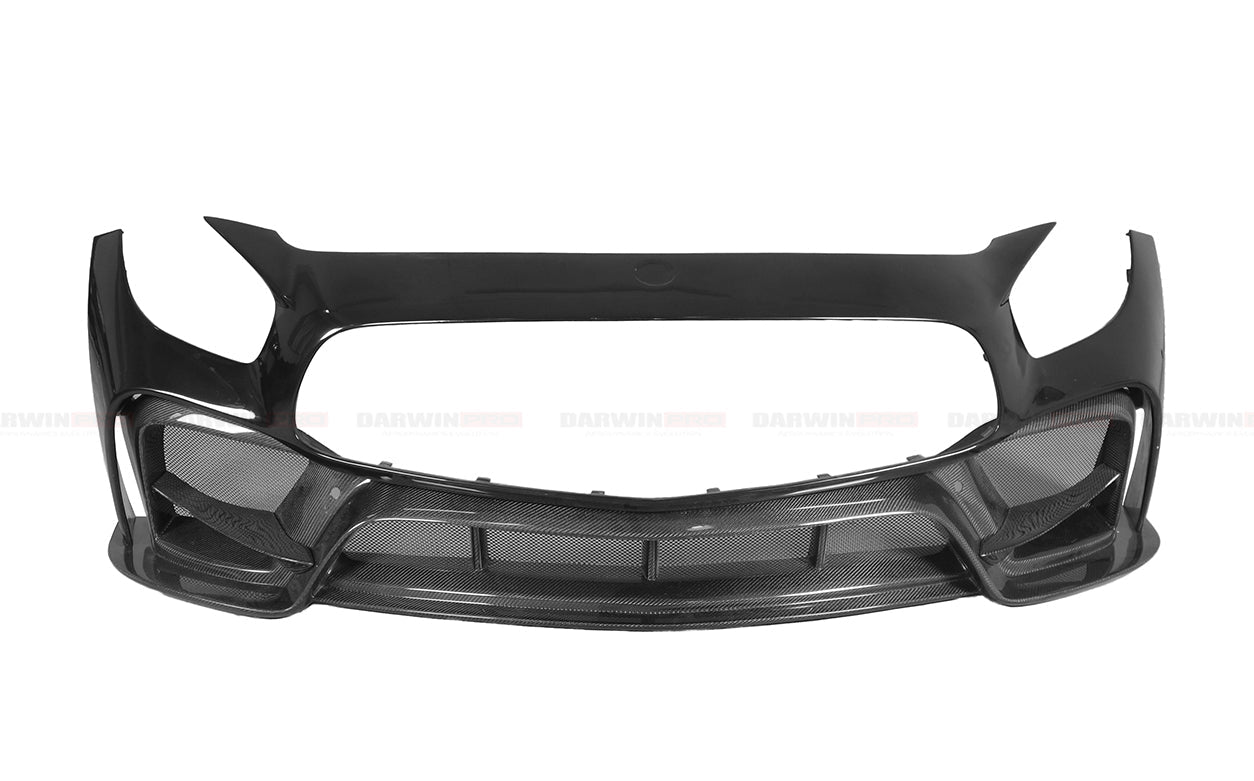 2017 - 2021 Mercedes Benz AMG GT GTS GTC IMP Performance Partial Carbon Fiber Front Bumper